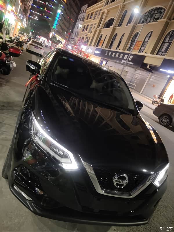 黑色逍客,霸气的前脸,爱了